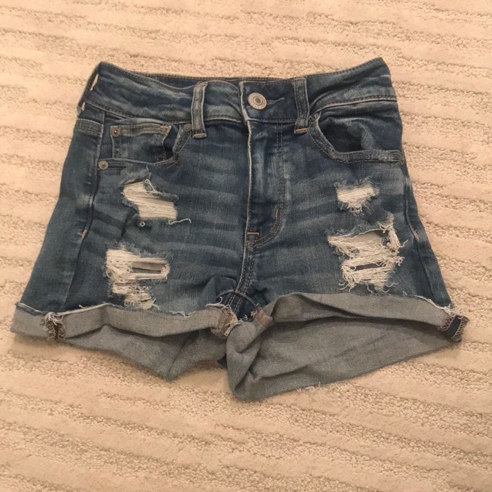 American Eagle Blue Denim Shorts